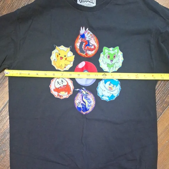Black Pokémon Graphic T-Shirt - Picture 4 of 6